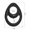 New Two-hole Semen Lock Ring Delay Penis Ring Dick Enlargement Long Lasting Silicone Cock Ring Sex Toys For Couples Flirt Adults