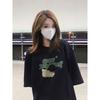 Cotton Short-sleeved T-shirt Women's Loose Original Style New Letter Printing Student T-shirt Ins Women's Fashion