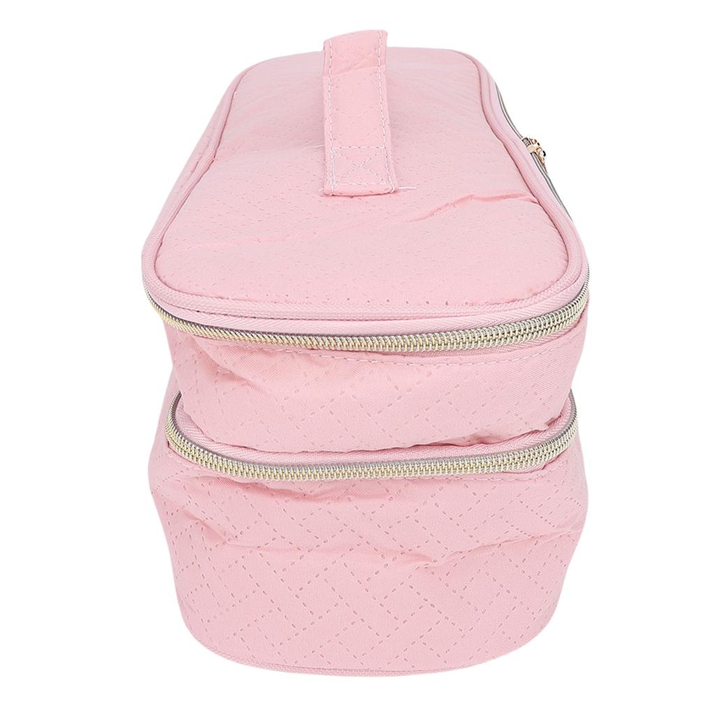 Reise-Tragekoffer für Haartrockner Doppellagige tragbare Aufbewahrungstasche für Haartrocknerbürste Stylingwerkzeug