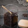 Glass Sealed Can Spice Jar with Spoon Lid Condiment Container Coffee Storage Tank Kitchen Sugar Bottle Tea Box