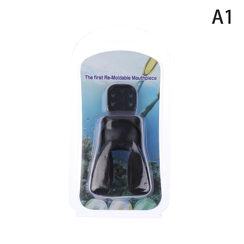 Silicone Snorkel Diving Mouthpiece Scuba Moldable Bite Mouthpiece Regulator Plastic Snorkel Mouthpiece