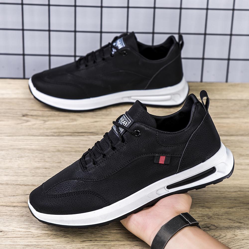 22 new leather casual sports shoes dad shoes shoes running shoes student shoes