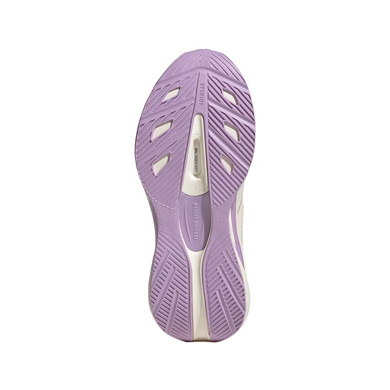 adidas Lightdart Confortável Versátil Moda Antiderrapante Durável Rebound Respirável Cano Baixo Tênis de Corrida Tênis de Corrida Infantil Roxo Rosa KJ3966