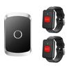 Elderly Portable Pager: Night Alarm & Fall Alert Wristband