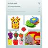 Felt Sheets in 40 Random Hues Designs for Preschool Art Projects Safe Fabric for Kids Handcraft and Simple Shaping