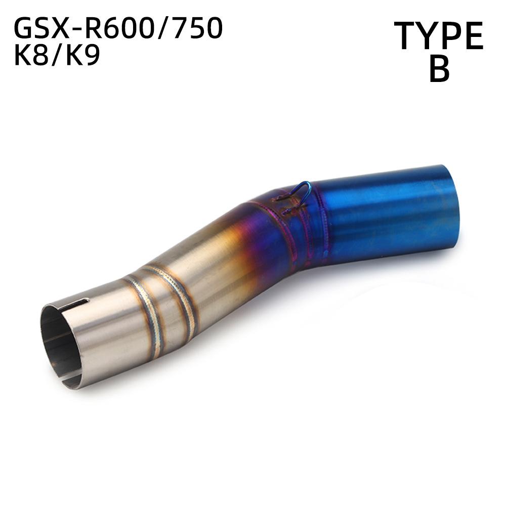Stainless Steel Mid-Pipe Bend for GSXR600/750/1000 RK5-K9 Modification