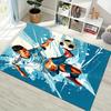 European Football Stars Collage With Champion Trophy Area Rug Non Slip Floor Carpet Soccer Fan Home Decor Mat