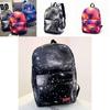 Space Galaxy Canvas Backpack Travel Rucksack With Large Capacity For Outdoor Use