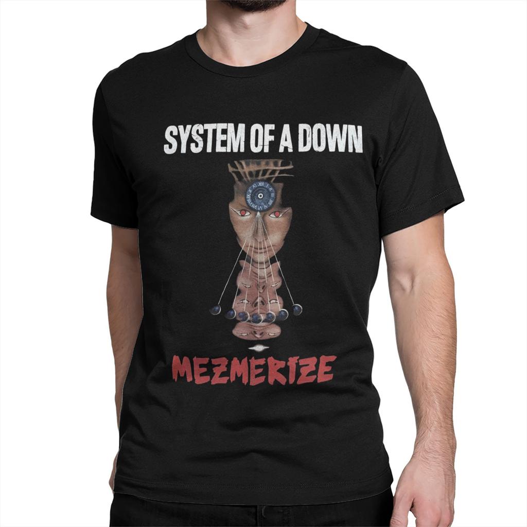 Toxicity Album System of a Downs Band Men Women T Shirts Tee Shirt Short Sleeve Crew Neck T-Shirt Pure Cotton Summer Clothes