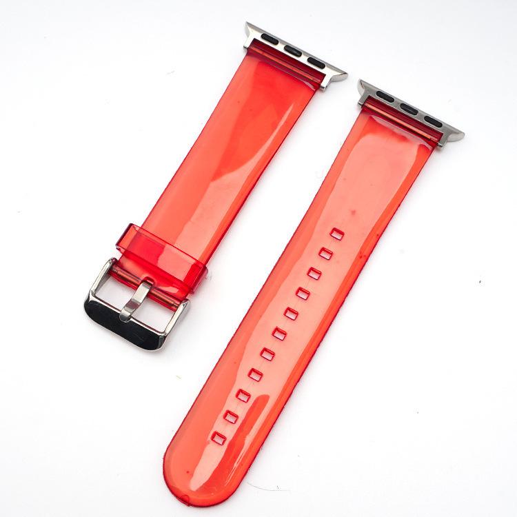 

Подходит для Apple Watch Band Iwatch1234567se Glacier Прозрачный ремешок из ТПУ AppleWatch Watch Band