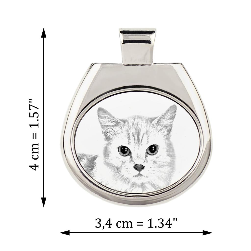Munchkin – Cat necklace, personalized pendant with a photo | Art-Dog