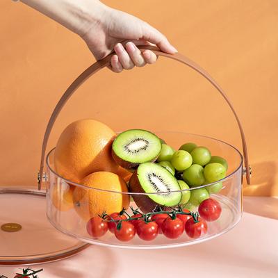 Storage Box Large Capacity Multi-compartments Plastic Transparent Creative Candy Snack Organizer Box for Home