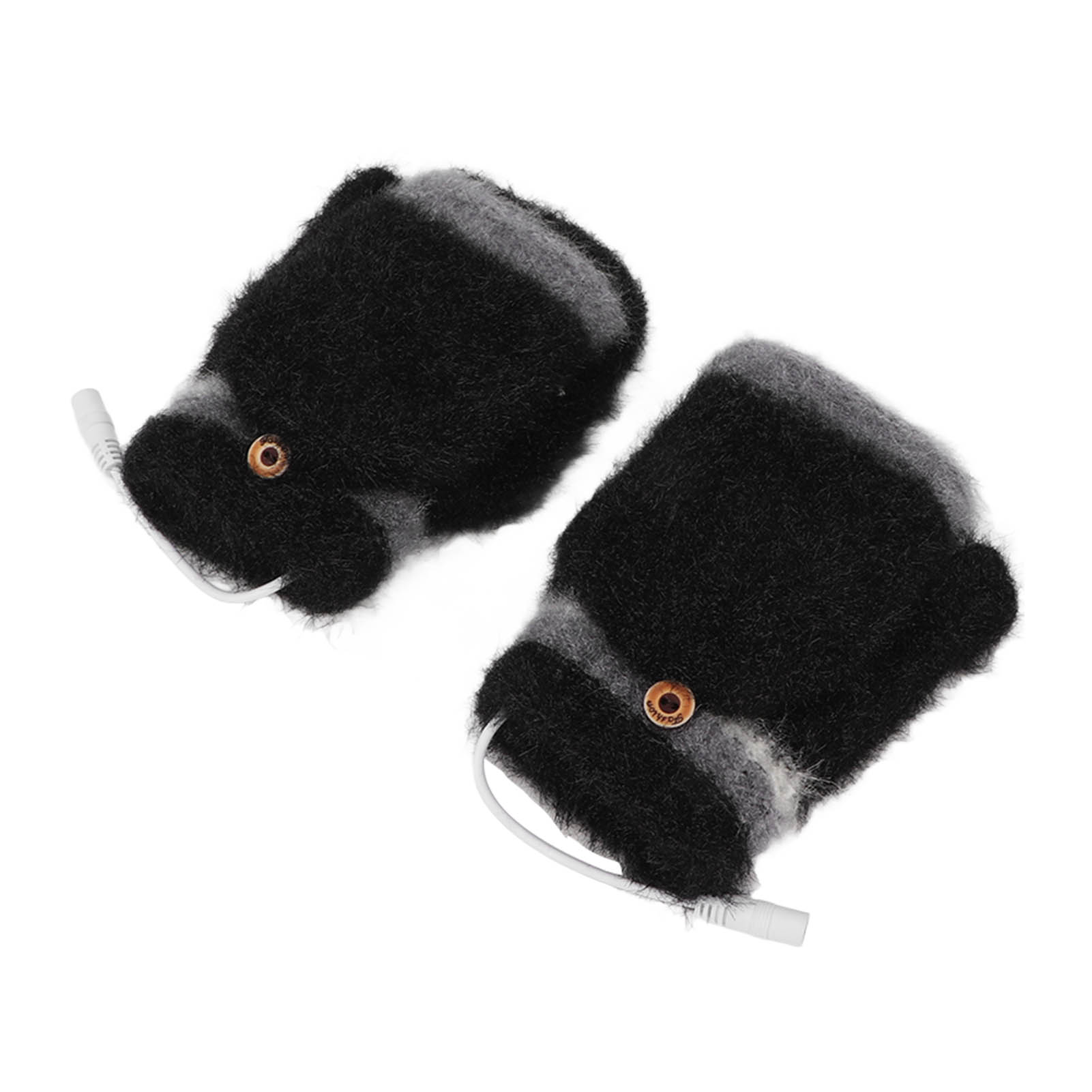 

Электрические USB-перчатки с подогревом, двухсторонний подогрев, сохраняющие тепло, перчатки без пальцев, варежки с чехлом чёрный