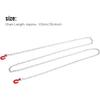 RC Tow Hook Chain, U Shaped Tow Hook Trailer Chain Assemble Parts for RC Climbing Crawler Car 1/18