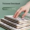 A4 & 8k Student Sketchbook: Thick Hardcover Blank Art & Drawing Book