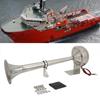 Loud Single Trumpet 328DB 12V 30W VXH1112MAR‑C Stainless Steel Universal Air Horn for Boats RVs Yachts