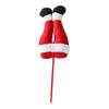 Elf Leg Christmas Tree Picks 3D Decorative Stems with Colorful Stripes Easy Insert Elf Leg Decor for Xmas Tree Wreath & Holiday Display