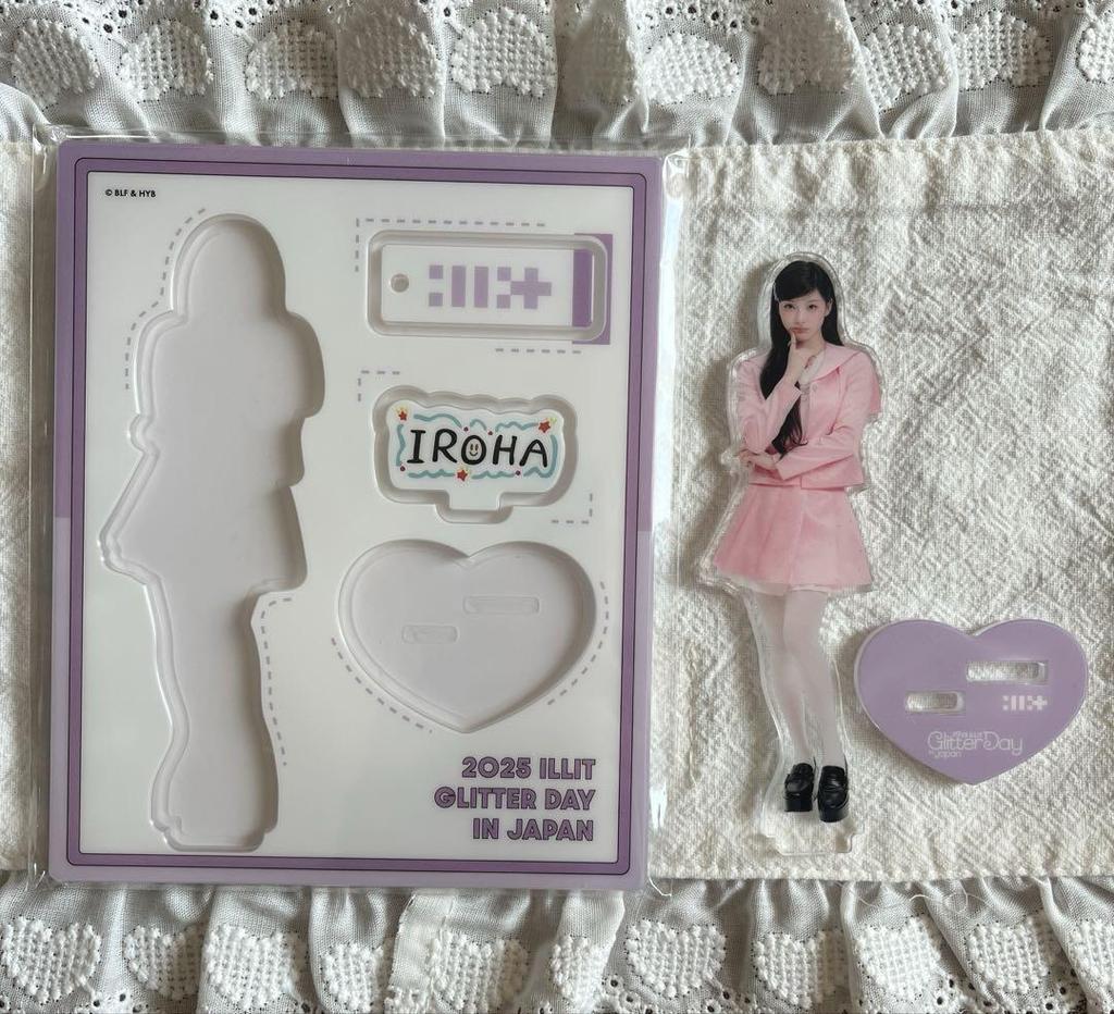 [USED] Sold Out ILLIT Glitterday Acrylic Stand Iroha