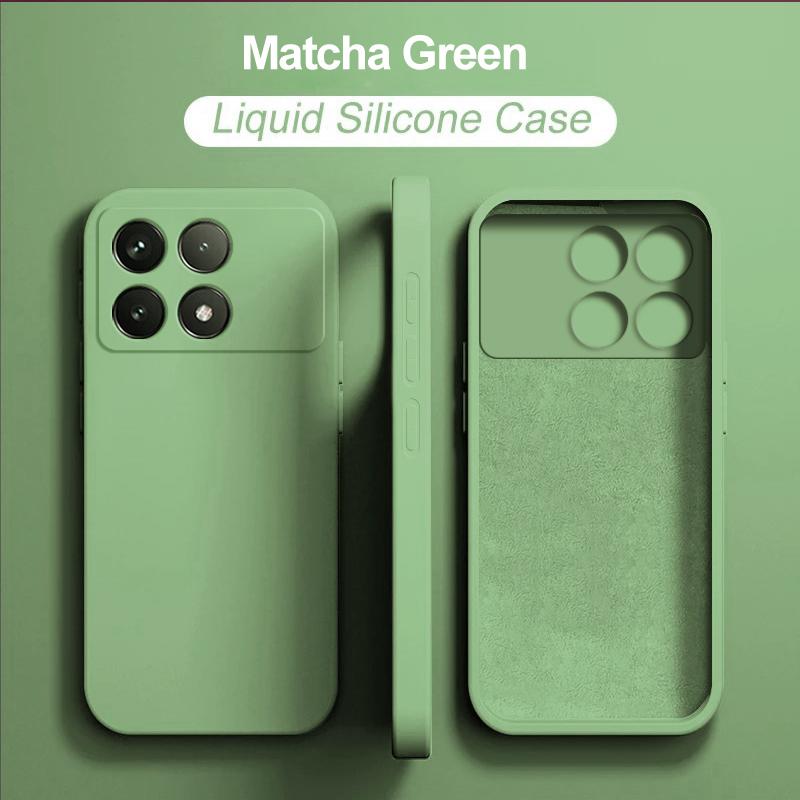 For Poco X6 Pro Deksel Luksus Flytende Silikon Telefondeksler For Xiaomi Poco X6 Pro Poco X 6 Pro Poco X6Pro Pocox6 Pro 5G Deksel