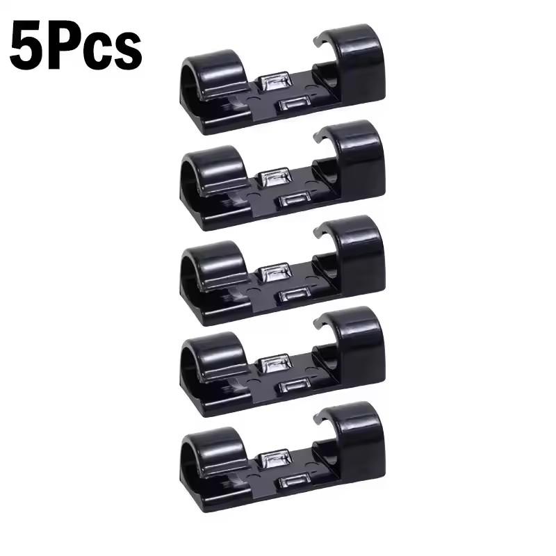 5-60 Stück Kabelklemmen Organizer Drop Wire Halter Kabelmanagement Selbstklebend Schreibtisch aufgeräumt Kabelmanager Fixklemme Kabelaufwickler