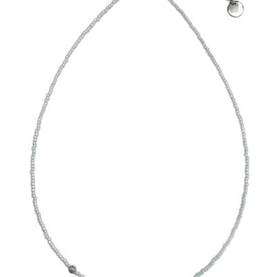Collier roue errante poisson debout(argent)