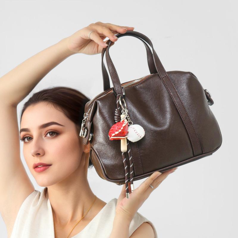 Genuine Leather Women's Bag Large Capacity Mother's Bag Crossbody Bag High-end Handbag