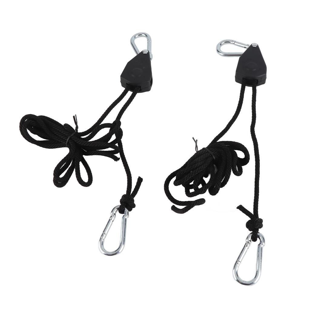 2Pcs Rope Hangers Strong Load Bearing Capacity Lightweight Portable Tent Adjustable Rope Buckle for Outdoor