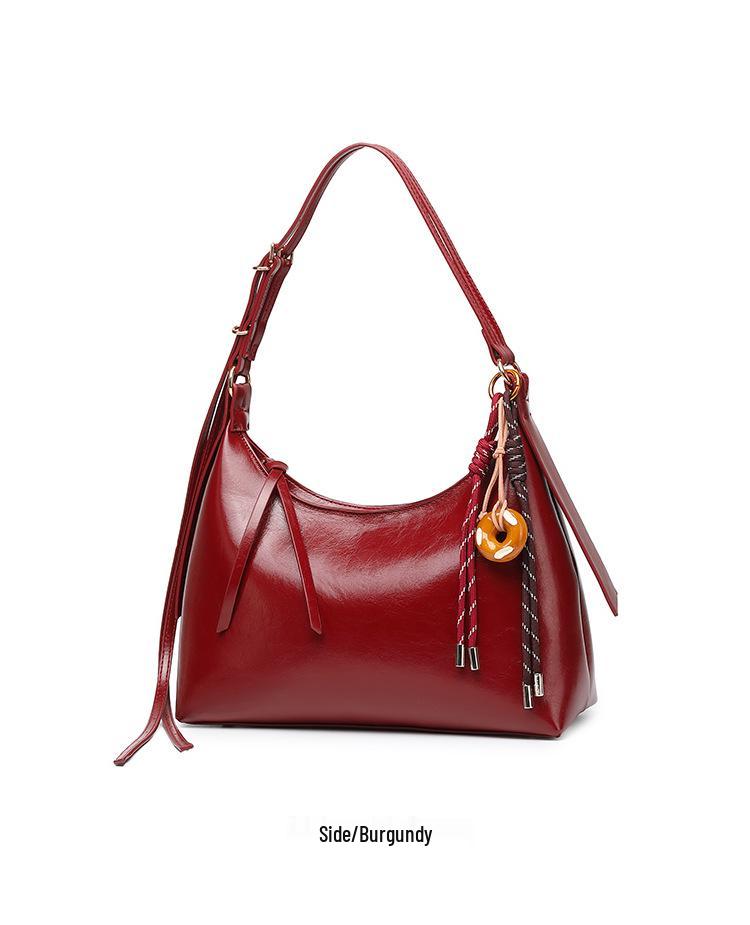Borsa da Lavoro Retro Testurizzata da Donna - Grande Capacità, Versatile per l'Autunno/Inverno 2025