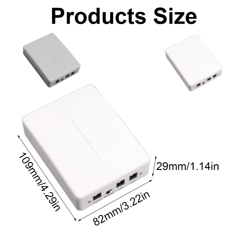 UPS 5200mAh Battery Backup for Networking Devices with Extended Equipment Runtimes Stable Connectivities