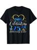 Celebrating 25 Years Anniversary Cruise 25Th Anniversary T Shirt Comfortable Tee Graphic Print Shirt Allseason Tee for Everyday Outdoor Activities Sam