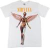 Nirvana In Utero Angel Anatomy Graphic White T-shirt