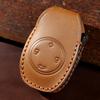 Leather Car Key Cover Keychain Holder Case Protector for Leapmotor T03 S01 C11 4 Buttons Smart Remote Accessories