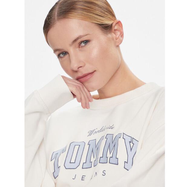 Tommy Jeans Tjw Rlx Varsity Luxe Crew Sweatshirt