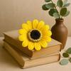 Soap Flowers Small Sunflower Yellow, 10 Pieces