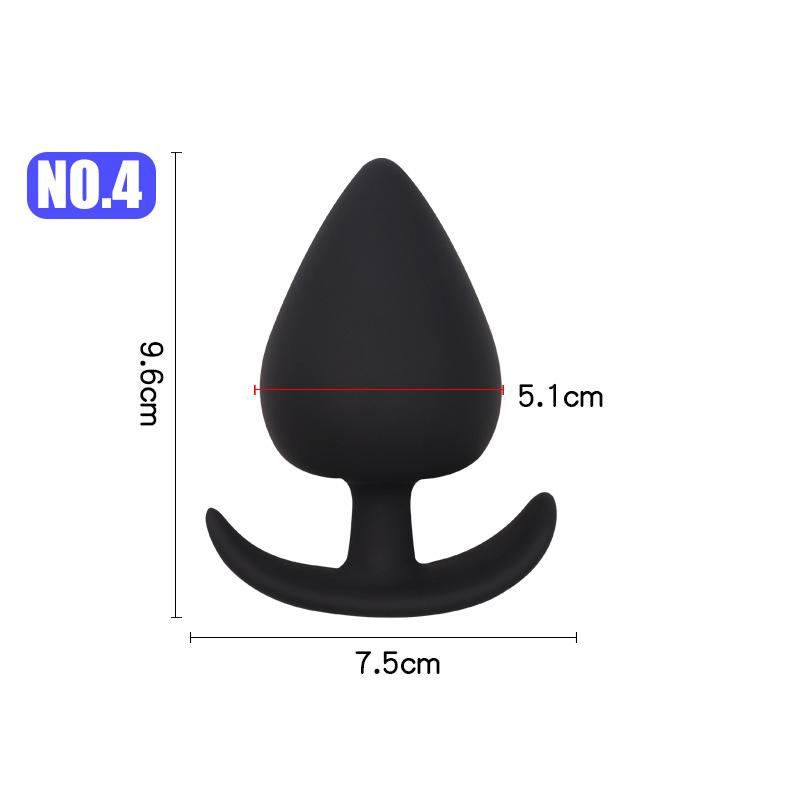 Anal Plug Safe Silicone Dildo Anal Butt Plugs G Spot Stimulation Unisex Wearable Stopper Adults Sex Toys for Men Women