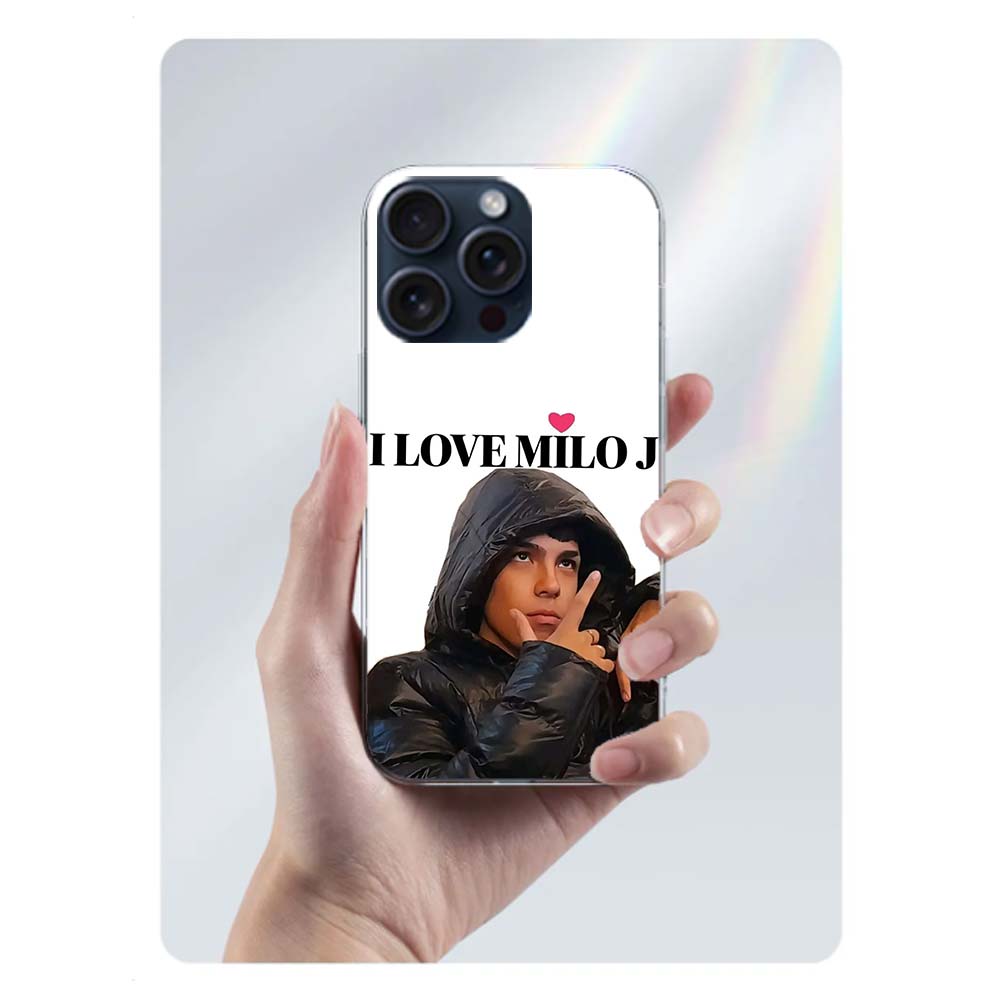 Singer M-Milo J Clear Phone Case For Iphone 17 Air 16 Pro Max 15 Pro 14 Plus 17E 16E 11 13 12 Mini Cover Cases Fundas Cell TPU C