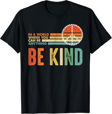 Sii Gentile Gentilezza Segno della Pace Autismo Tie Dye Diffondi Gentilezza Regalo T-Shirt Unisex