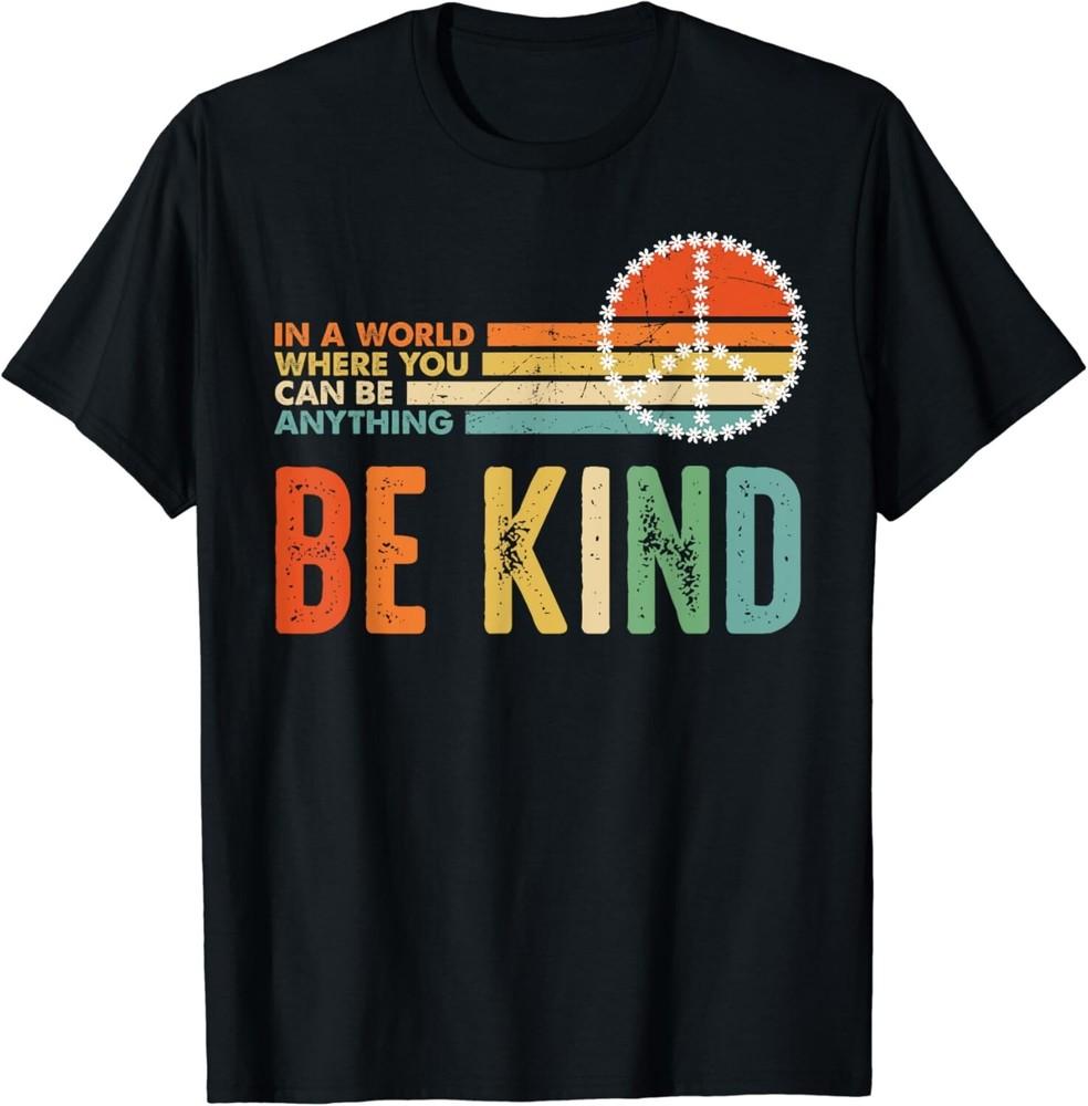 

Be Kind Kindness Autism Peace Sign Tie Dye Spread Kindness Gift Unisex T-Shirt S