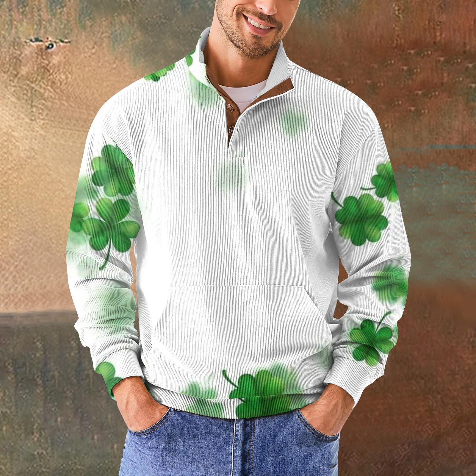 

Мужская повседневная толстовка в стиле ретро с градиентным принтом XXXXXL зелёный