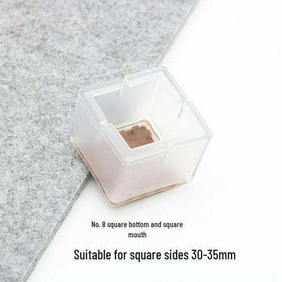 Transparent Non-Slip Chair and Table Leg Protective Covers