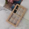 1:12 Dollhouse Miniature Wooden 12-pane Window Frame Model Accessories Toys For Kids Creative Play