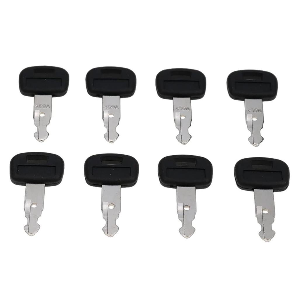 FridayParts 8pcs Ignition Key Compatible for Kubota Track Loaders SVL75 SVL90 SVL95-2S U15 U17 KX121-3 KX161-3 KX41-3 KX71-3 KX91-3 Parts # 459A
