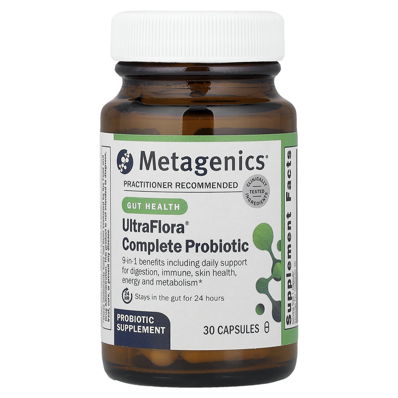 

Metagenics, UltraFlora® Complete Probiotic, 30 Capsules