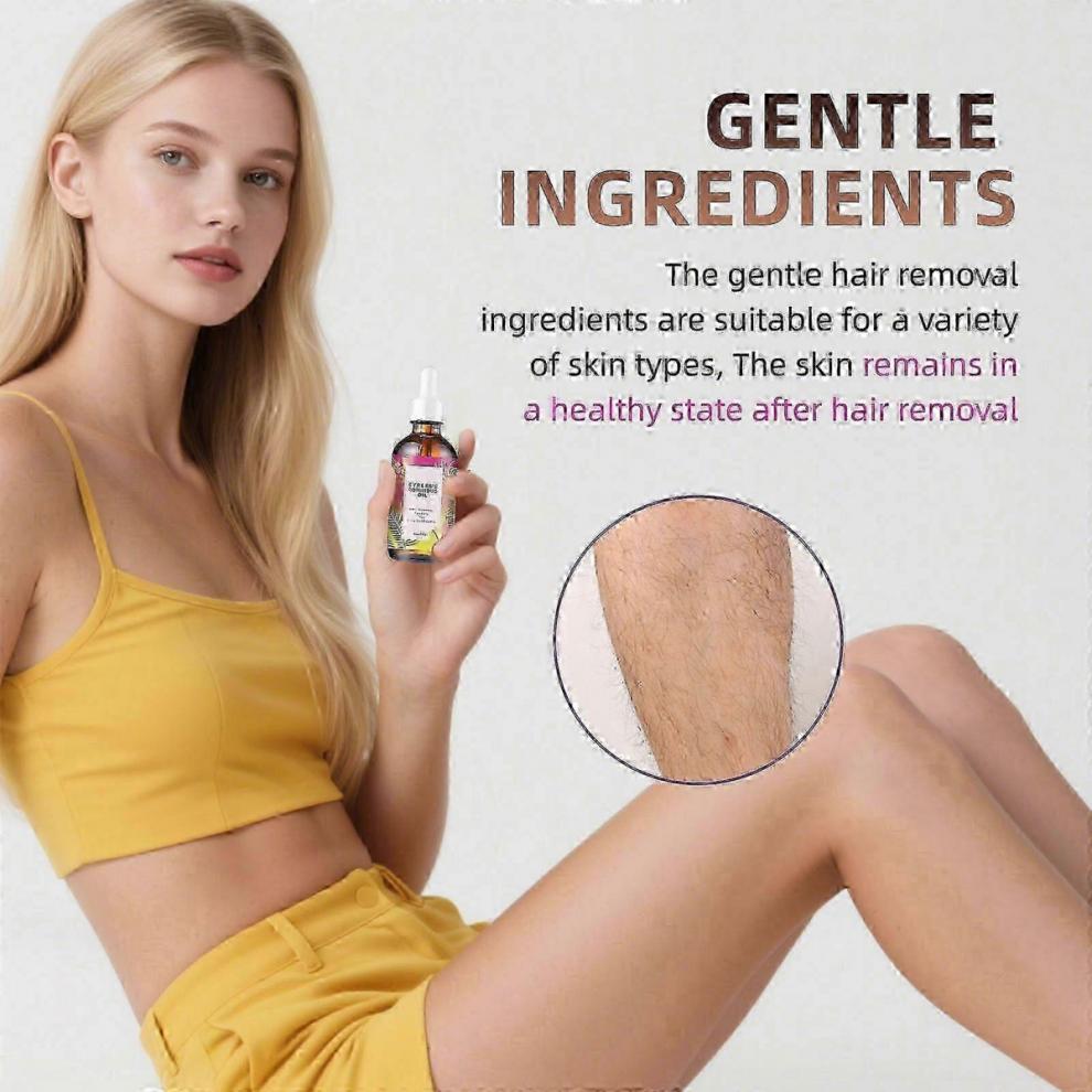 (3pcs) Cyperus Rotundus Oil 60 Ml - Natural Depilatory Oil, Reduces Hair Growth, Hydrates and Soothes the Skin