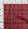 oneOone Cotton Flex Fabric Check Ikat Print Fabric By Yard 40 Inch Wide