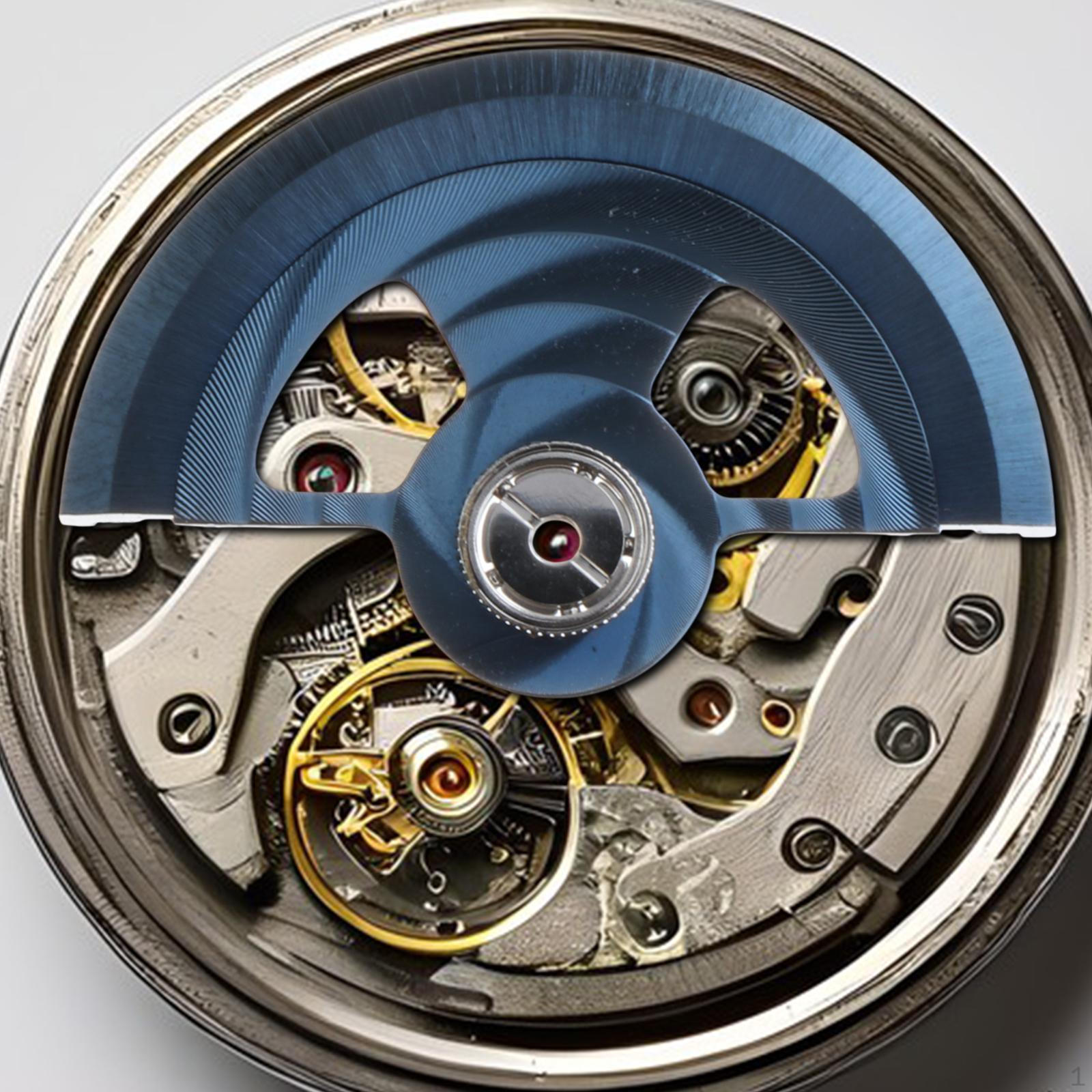 

Часовой механизм ротора часть автоматический DIY Crafting Hollow Repair Tool Замена для Deep Blue