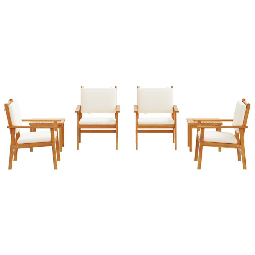 Garden Sofa Set 6 Pcs Brown Solid Acacia Wood