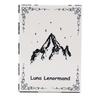 9*6cm Luna Lenormand Deck - 36 Minimalist Black and White Oracle Cards Hand-Drawn Sketch Style