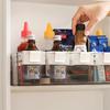 Refrigerator Storage Shelf Used For Side Door Storage Partition Retractable And Expandable Shelf Kitchen Bottle Rack Organizer