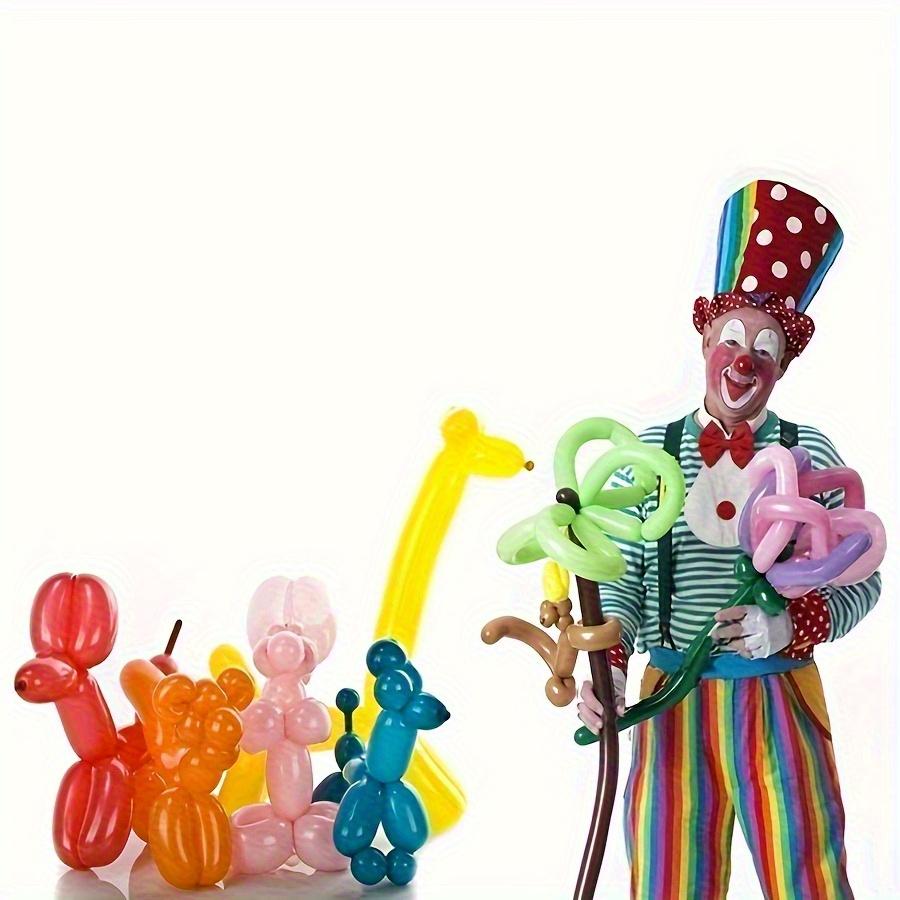 40/80/120pcs Long Balloons Wiht Pump Twisting Balloon Thickening Modeling Long Magic Balloons for Animal Model Weddings JXB